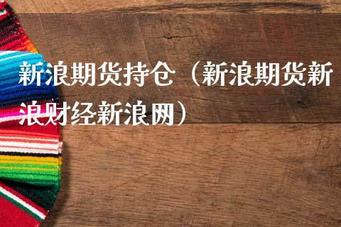 新浪期货持仓（新浪期货新浪财经新浪网）_https://www.zcsm.com.cn_期货交易_第1张