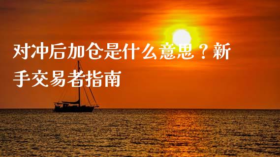 对冲后加仓是什么意思？新手交易者指南_https://www.zcsm.com.cn_期货百科_第1张