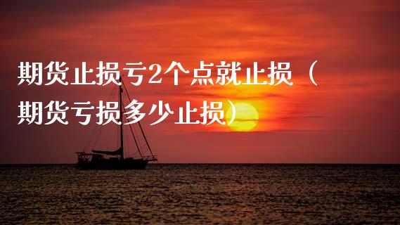 期货止损亏2个点就止损（期货亏损多少止损）_https://www.zcsm.com.cn_期货交易_第1张