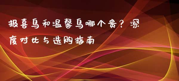 报喜鸟和温馨鸟哪个贵？深度对比与选购指南_https://www.zcsm.com.cn_期货培训_第1张