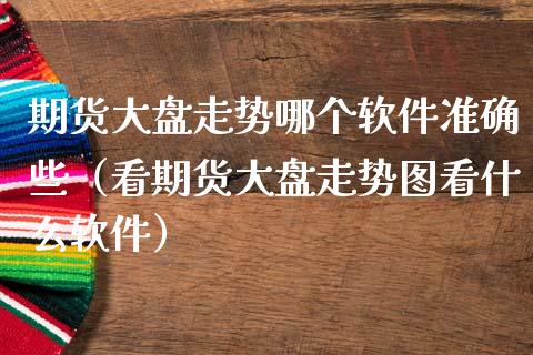 期货大盘走势哪个软件准确些（看期货大盘走势图看什么软件）_https://www.zcsm.com.cn_期货喊单_第1张