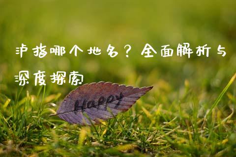 泸指哪个地名？全面解析与深度探索_https://www.zcsm.com.cn_期货培训_第1张