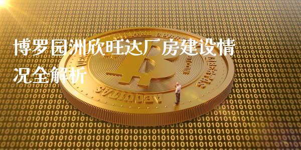 博罗园洲欣旺达厂房建设情况全解析_https://www.zcsm.com.cn_期货行情_第1张