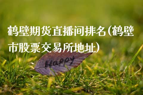 鹤壁期货直播间排名(鹤壁市股票交易所地址)_https://www.zcsm.com.cn_期货培训_第1张