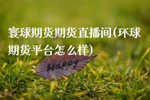 寰球期货期货直播间(环球期货平台怎么样)_https://www.zcsm.com.cn_期货百科_第1张