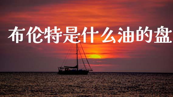 布伦特是什么油的盘_https://www.zcsm.com.cn_期货培训_第1张