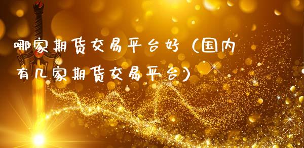 哪家期货交易平台好（国内有几家期货交易平台）_https://www.zcsm.com.cn_期货行情_第1张