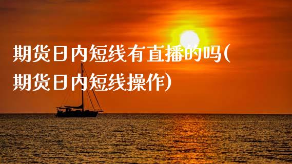 期货日内短线有直播的吗(期货日内短线操作)_https://www.zcsm.com.cn_期货百科_第1张
